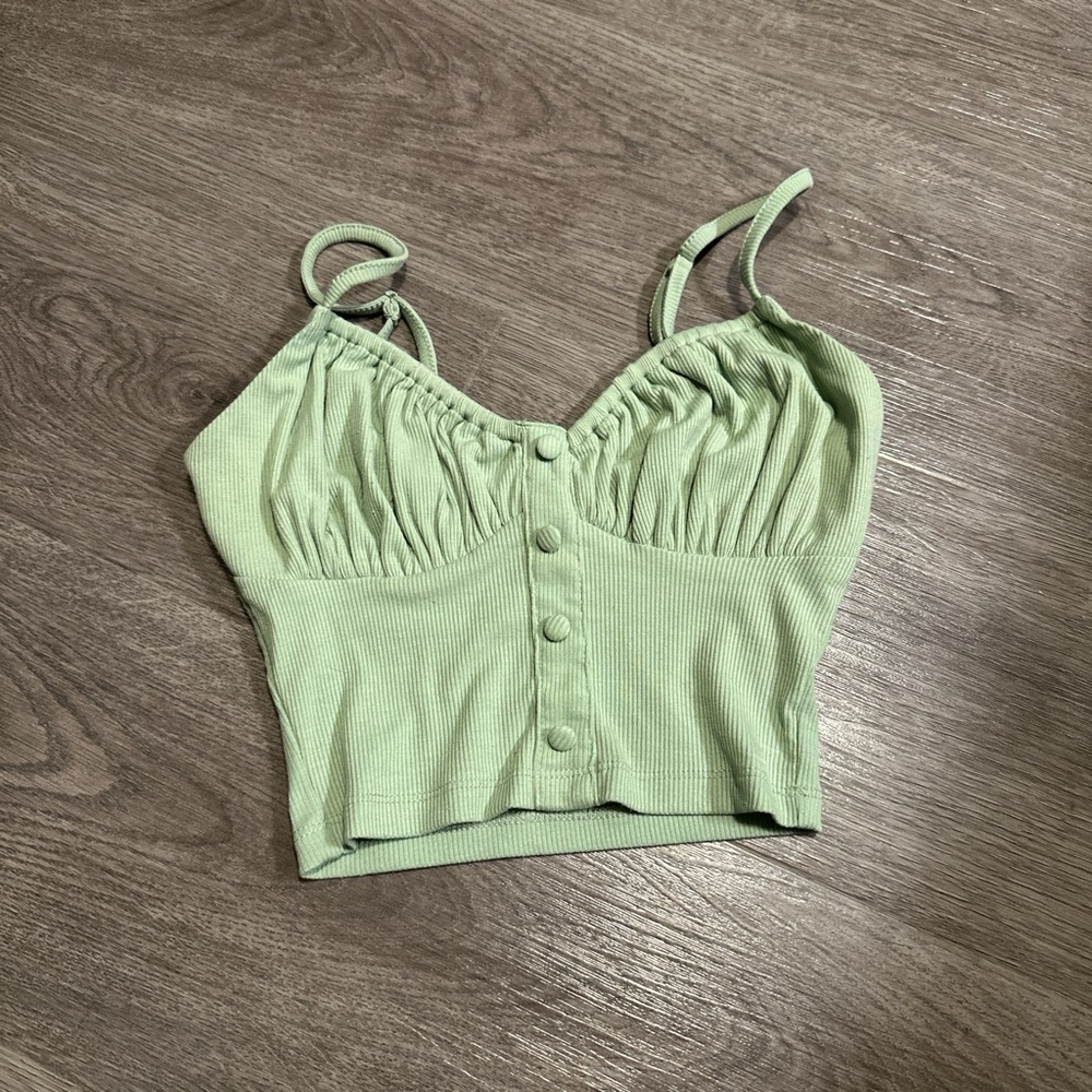 Princess Polly Green Camisole Top